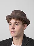 Шляпа STETSON арт. 1697101 PORK PIE PIG SKIN (коричневый)